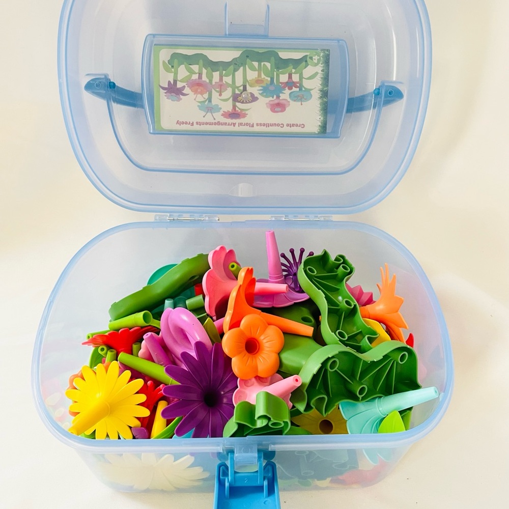 Biranco Flower Building Toddler Manipulative Toy Set NEW